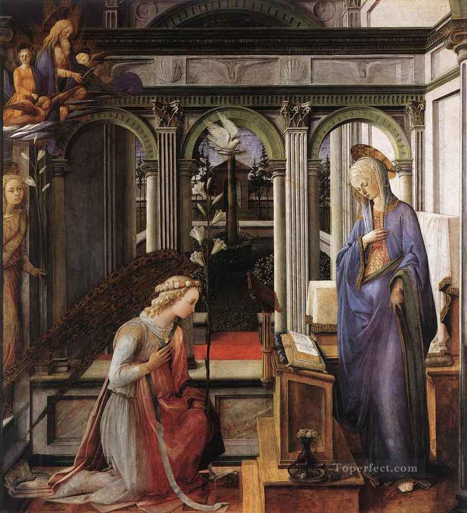 Annunciation Renaissance Filippo Lippi Oil Paintings
